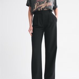 Abercrombie & Fitch Sloan Tailored Wide Leg Pant